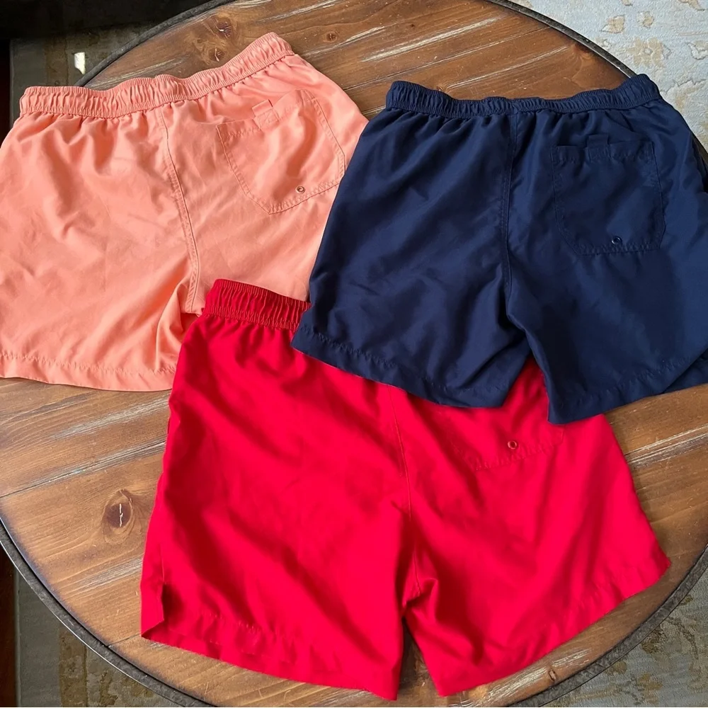 Men’s swim trunks. Bundle of 3. Medium.